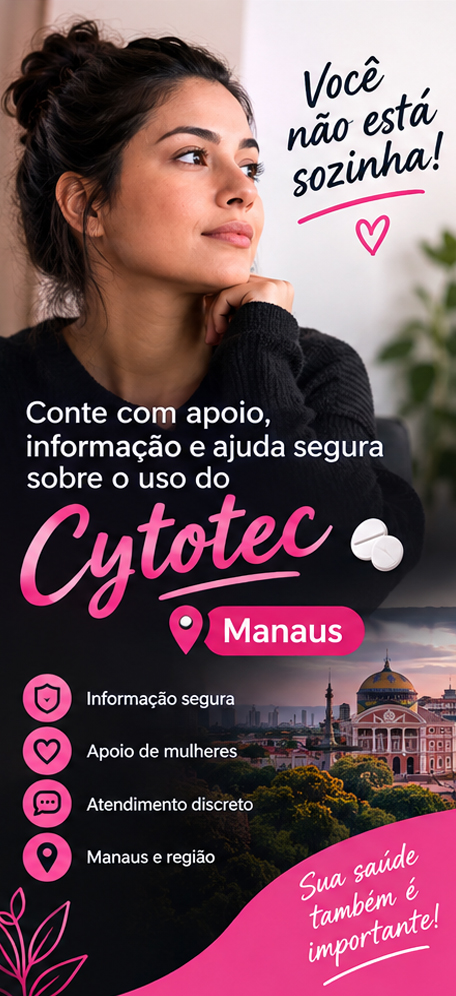 Campanha ilustrativa sobre informação e apoio à saúde de mulheres em Manaus